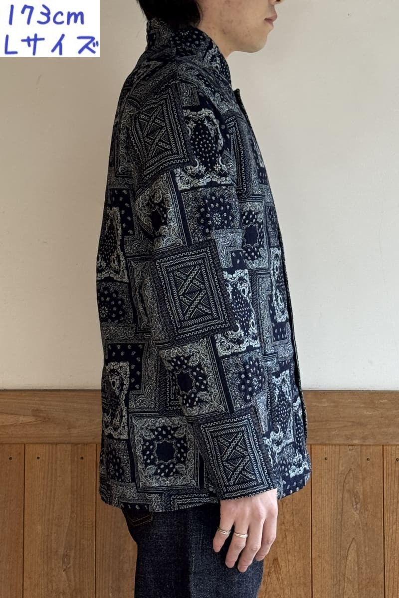 【BlueTrick】ゆるテーラージャケット バンダナ(ユニセックス)