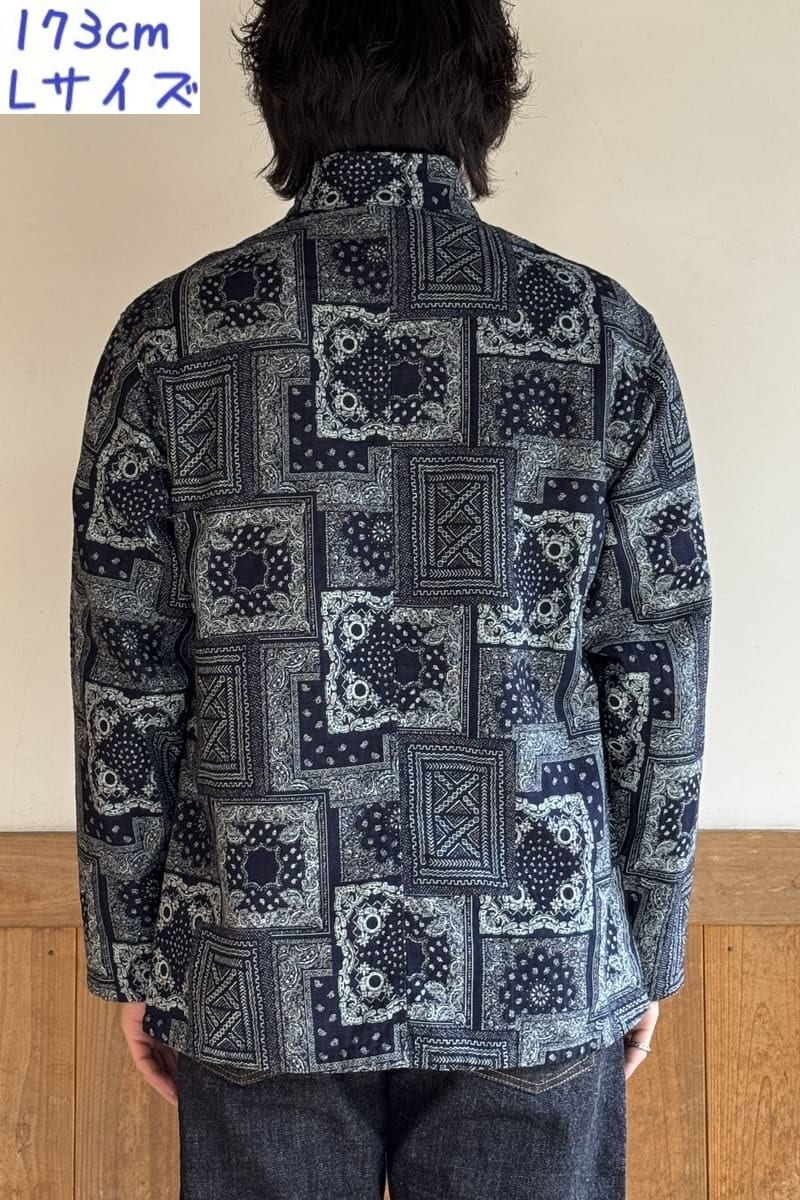 【BlueTrick】ゆるテーラージャケット バンダナ(ユニセックス)