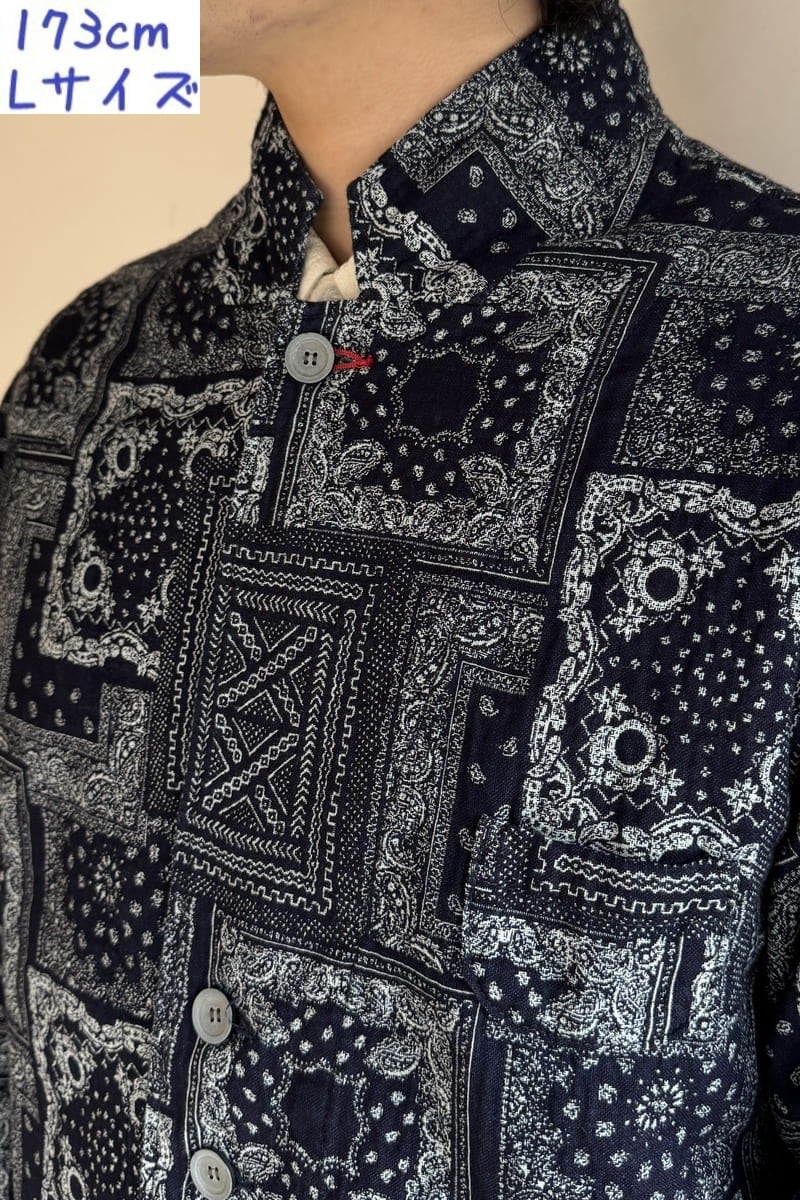 【BlueTrick】ゆるテーラージャケット バンダナ(ユニセックス)