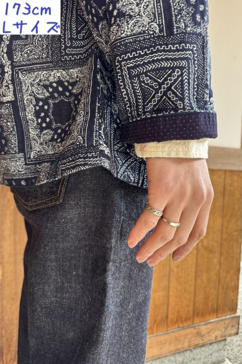 【BlueTrick】ゆるテーラージャケット バンダナ(ユニセックス)