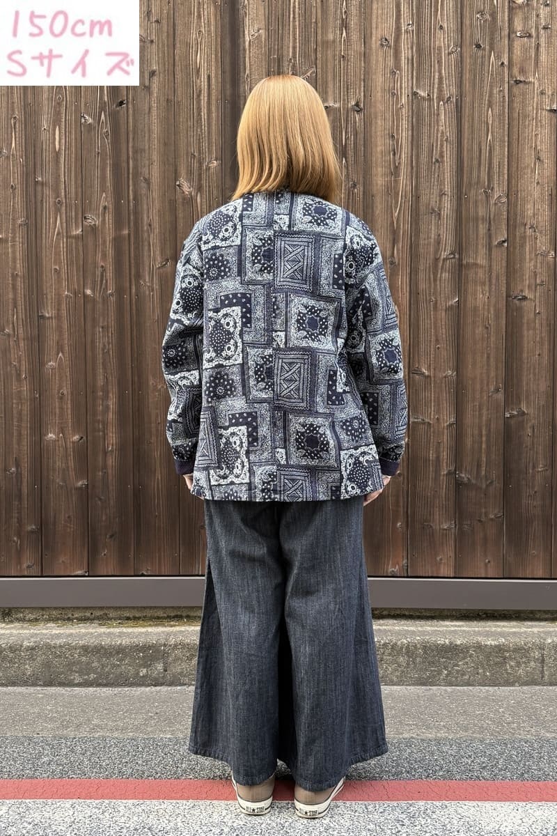 【BlueTrick】ゆるテーラージャケット バンダナ(ユニセックス)