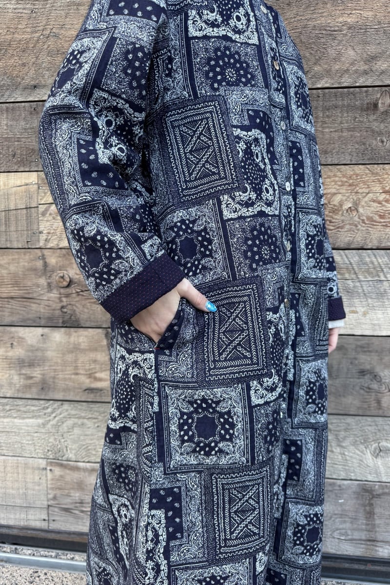 【BlueTrick】羽織れるワンピース バンダナ(レディース)