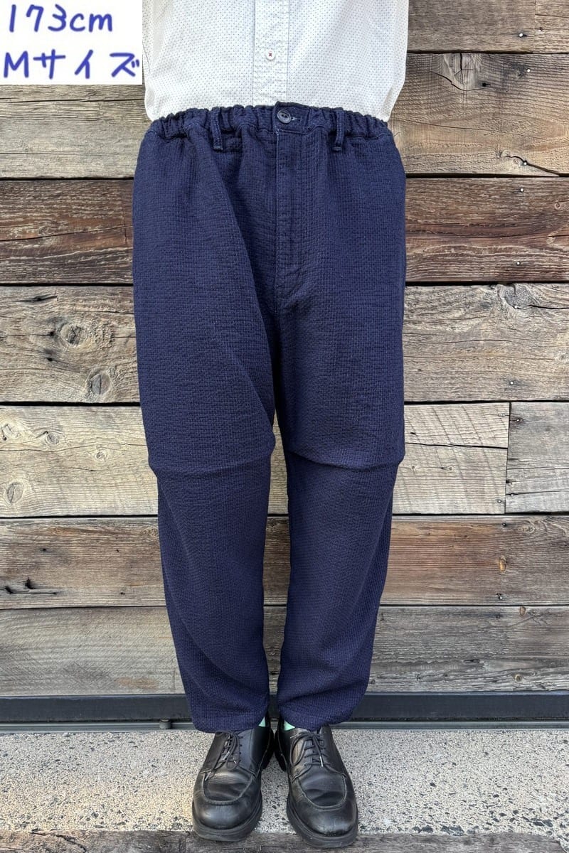 【BlueTrick】 10oz刺子バルーンパンツ(ユニセックス)