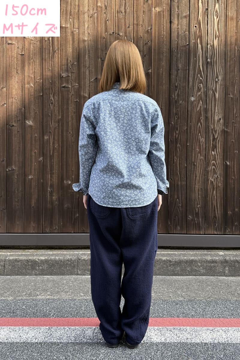 【BlueTrick】 10oz刺子バルーンパンツ(ユニセックス)