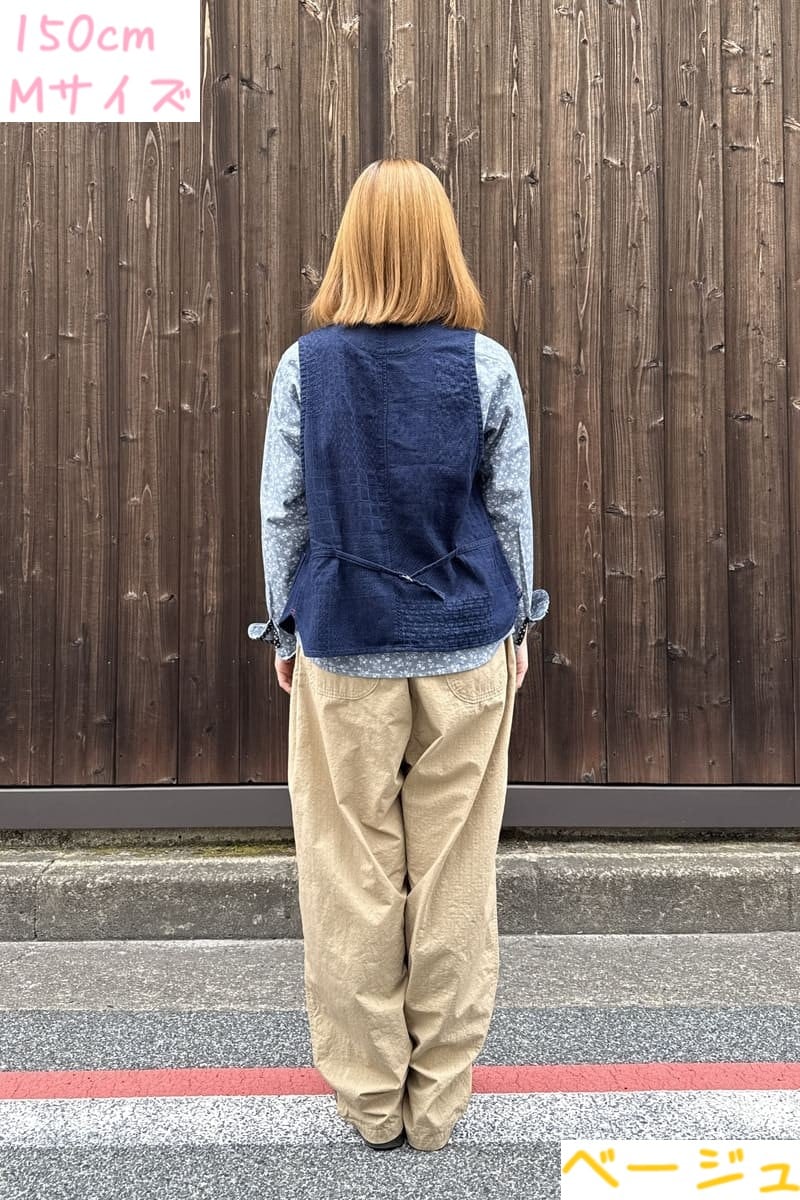 ZUCCa タックツイルバルーンパンツ 2024年 日本製 ベージュ ZUCCa（ズッカ） パンツ ストレッチドライツイル / パンツ / S メンズ