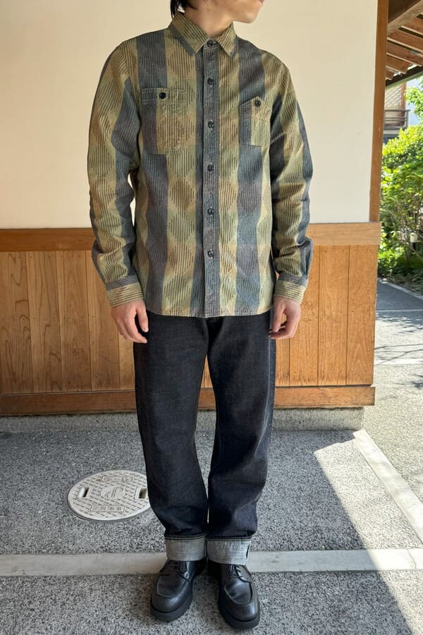 【BlueTrick】ダイヤワークシャツ(メンズ)