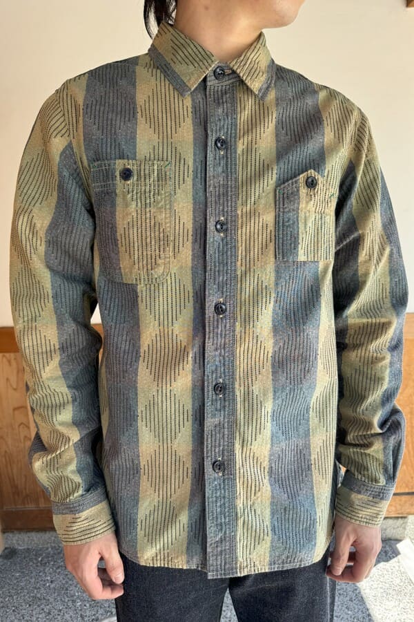 【BlueTrick】ダイヤワークシャツ(メンズ)