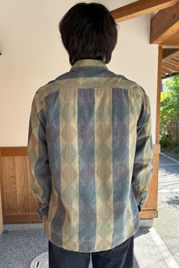 【BlueTrick】ダイヤワークシャツ(メンズ)