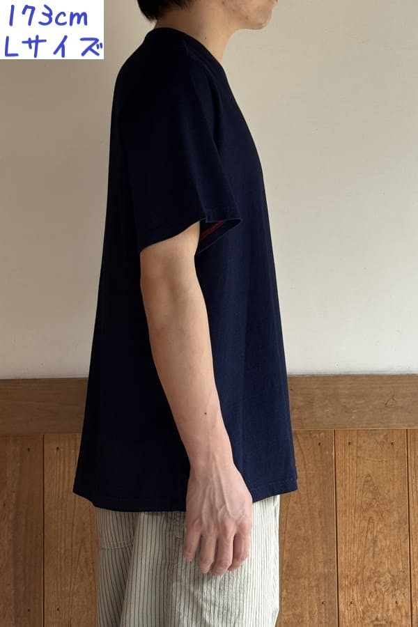 【BlueTrick】インディゴニットPK付き 半袖Tシャツ(ユニセックス)