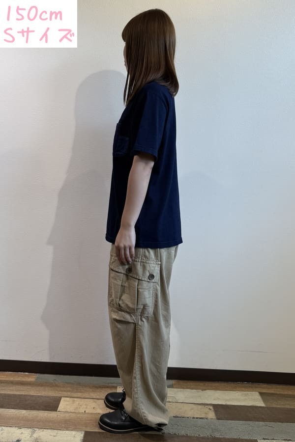 【BlueTrick】インディゴニットPK付き 半袖Tシャツ(ユニセックス)