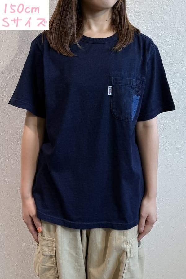 【BlueTrick】インディゴニットPK付き 半袖Tシャツ(ユニセックス)