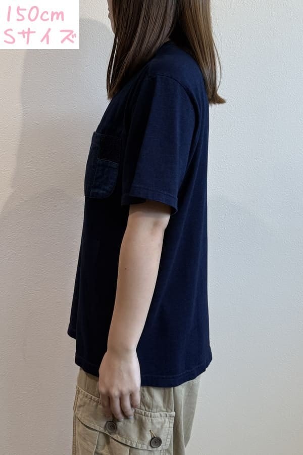 【BlueTrick】インディゴニットPK付き 半袖Tシャツ(ユニセックス)