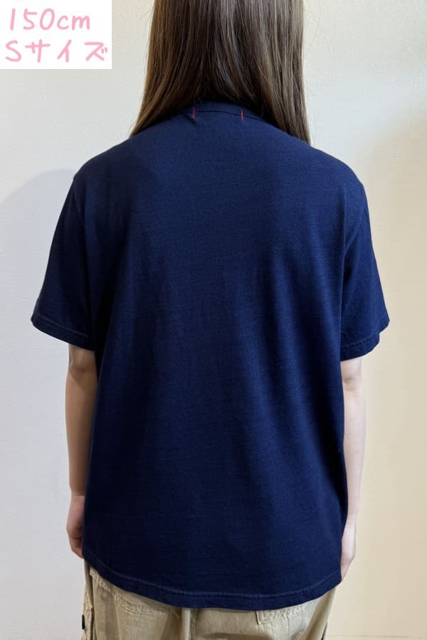 【BlueTrick】インディゴニットPK付き 半袖Tシャツ(ユニセックス)