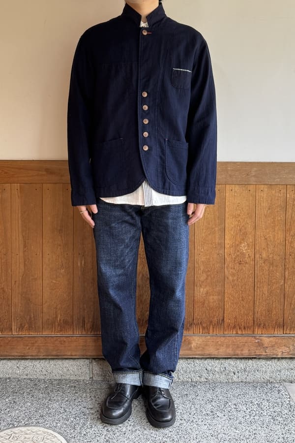 【BlueTrick】切替えゆるテーラージャケット (ユニセックス)