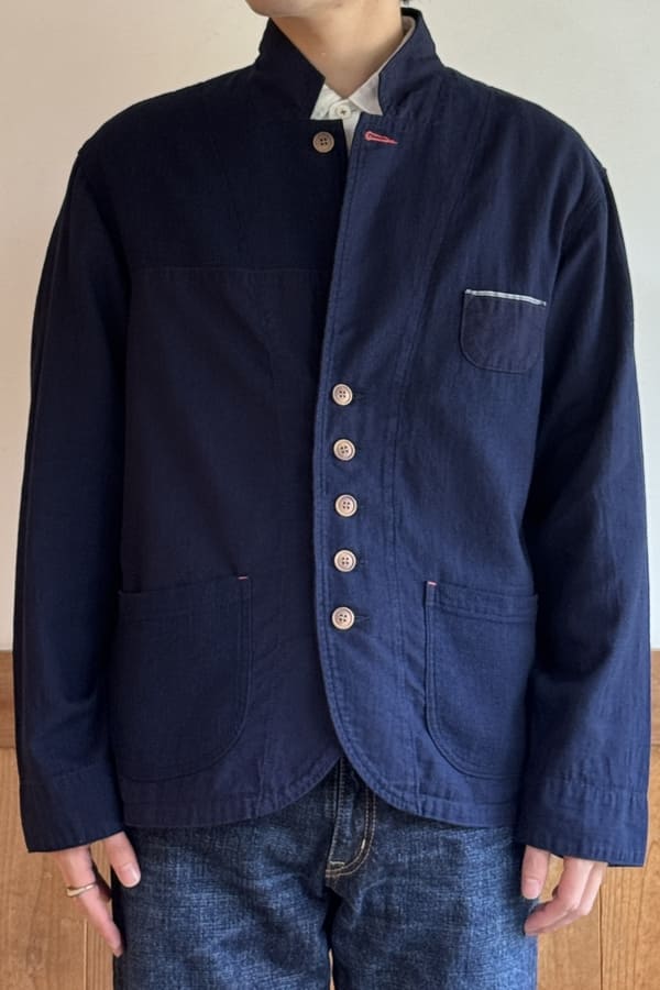 【BlueTrick】切替えゆるテーラージャケット (ユニセックス)