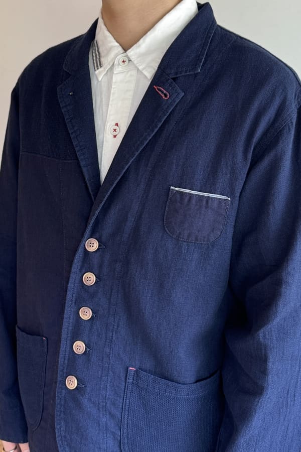 【BlueTrick】切替えゆるテーラージャケット (ユニセックス)