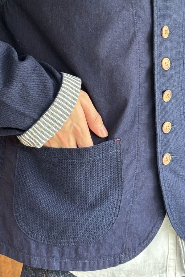 【BlueTrick】切替えゆるテーラージャケット (ユニセックス)