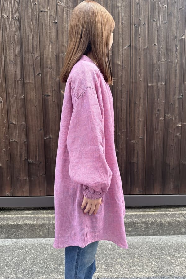 HOLIDAYリネンチュニックピンク美品