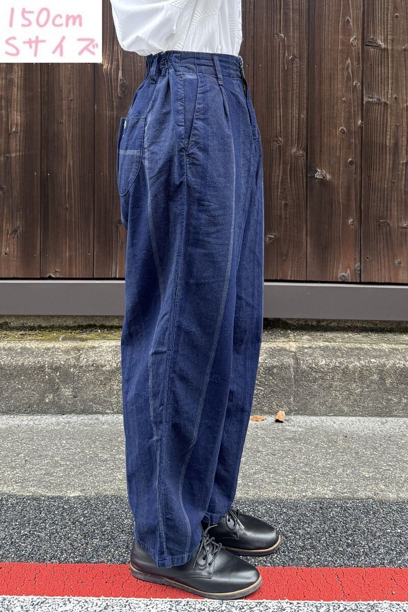 BlueTrick】 コクーンパンツ ストライプドット （ユニセックス