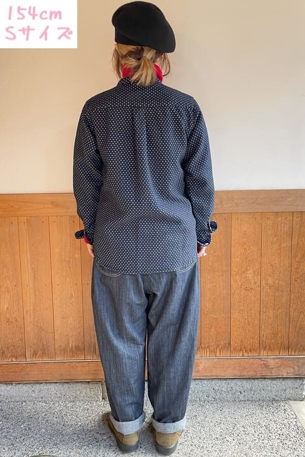 【BlueTrick】バンドシャツジャケット オフクロス(ユニセックス)