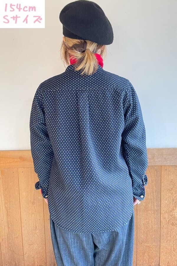 【BlueTrick】バンドシャツジャケット オフクロス(ユニセックス)