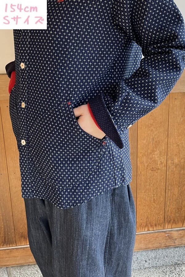 【BlueTrick】バンドシャツジャケット オフクロス(ユニセックス)