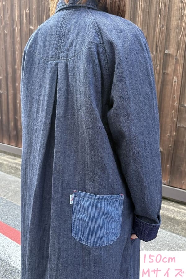 BlueTrick】 PKパッチ ロングショップコート （ユニセックス