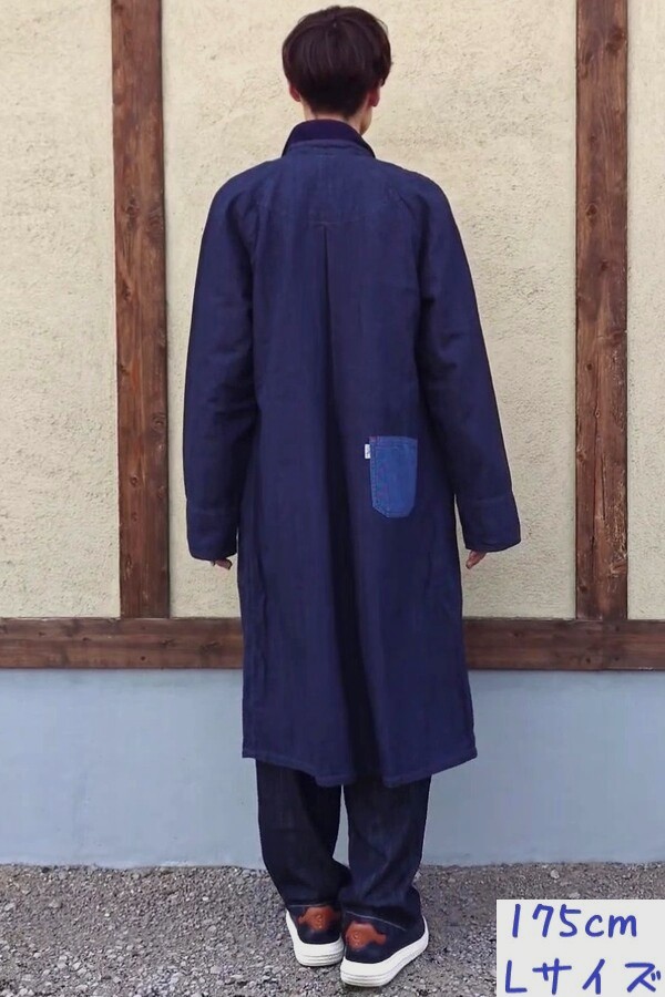 BlueTrick】 PKパッチ ロングショップコート （ユニセックス