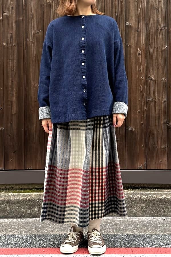 【BlueTrick】パネルチェック タックスカート