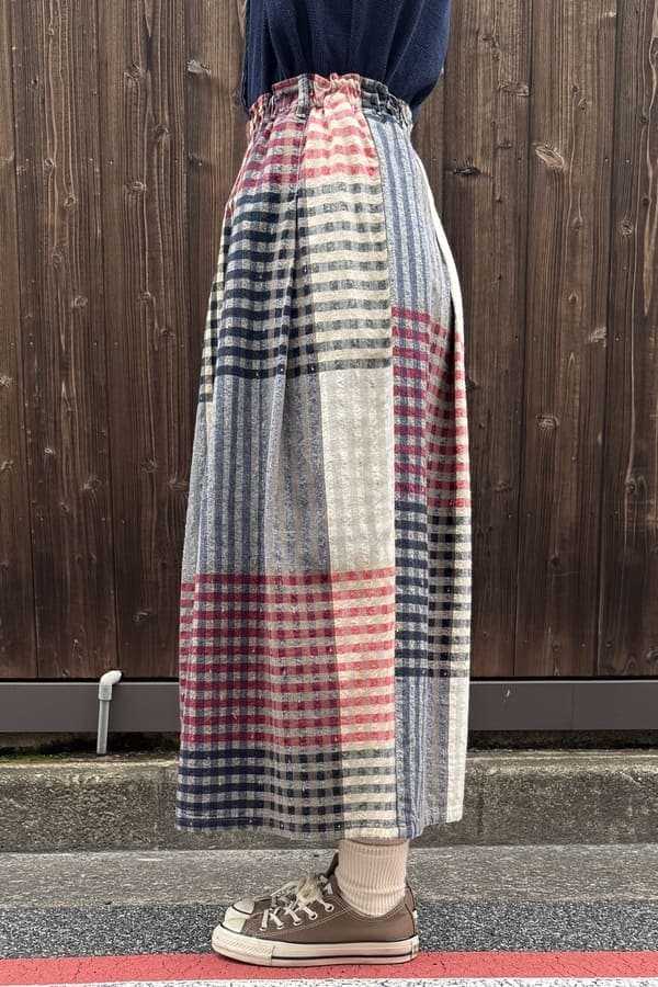 【BlueTrick】パネルチェック タックスカート