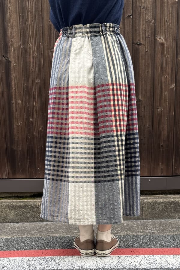 【BlueTrick】パネルチェック タックスカート