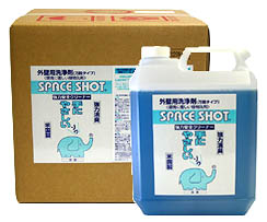 オーブ・テック　スペースショット外壁用クリーナー　18.9L【素材にやさしい】【アルカリ性】