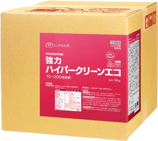 ミッケル化学　ハイパークリーンエコ【鉱物油用床洗剤】18L