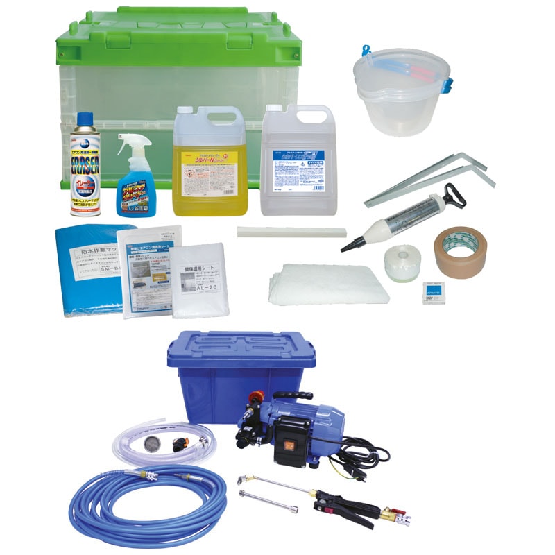 エアコン洗浄セット SNJ-Y-1M（洗浄ポンプはリンダACジェット）