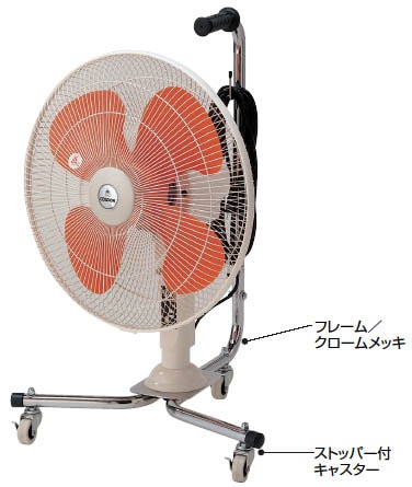 コンドル　スーパーファンN 送風機　扇風機　キャスター付き（412419）