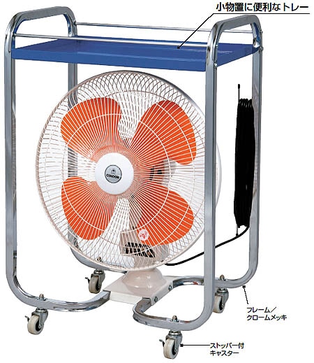 コンドル　スーパーファンDX　送風機　扇風機　キャスター付き（412402)【個人様宛の配送不可】
