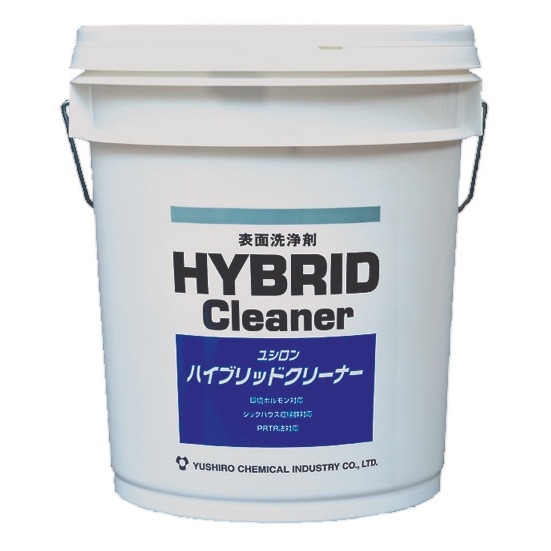 ユシロ　ハイブリッドクリーナー　18L【皮膜除去床洗剤】