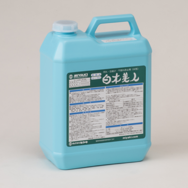 ミヤキ 白木美人　4L　木材保護剤【屋内・屋外用】【木風呂不可】【水性少し白むタイプ】