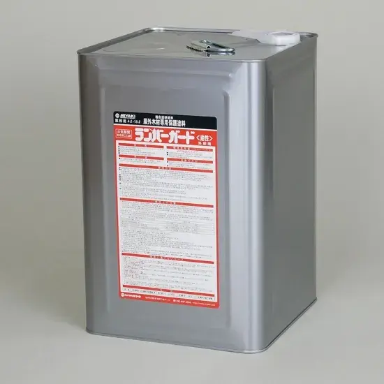 ミヤキ ランバーガード外部用　4L　木材保護剤【屋内】【木風呂不可】【油性色付き塗膜】