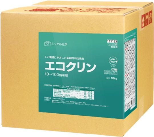 ミッケル化学　エコクリン【中性】　18L