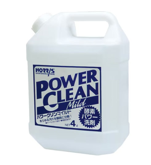 ノーリス　パワークリンマイルド　4L【カーペット洗浄】【室内のクロス壁に付着した油汚れやヤニ汚れに】