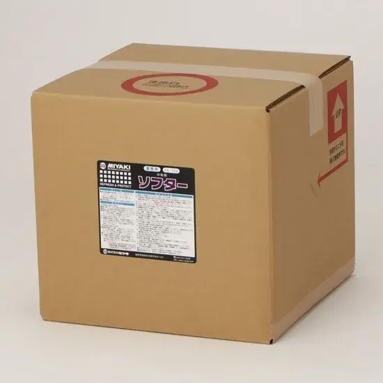 ミヤキ ソフター　18L【中和剤】【酸性に偏った床面を中性に】