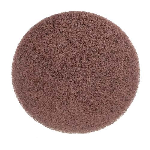 【5枚入り】ボンドパッド フロアパッド 茶（重洗浄用）17インチ432mm
