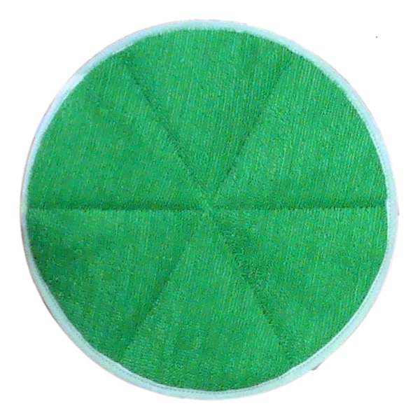 サクラ　マイクロファイバー緑パッド　13インチ　330mm【12インチポリッシャー適合】