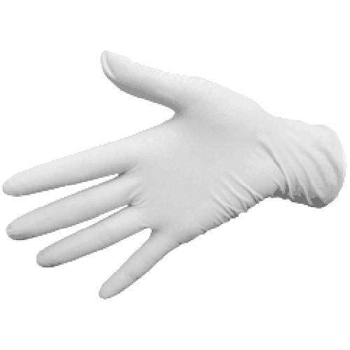 エブノ　ニトリル使い捨て極薄手袋No.520パウダーフリー(ホワイト)　100枚入