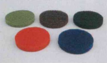 6インチパッド　赤　5枚入り【ユニマシン適合】