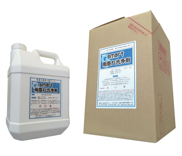 スマート 雨垂れ洗浄剤 18kg【塗料壁面の雨垂れ跡に】【アルカリ性