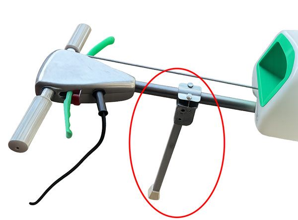 アマノ武蔵　ポリッシャースタンド　12・14インチ兼用　ブラシ・パッド付け替えに便利