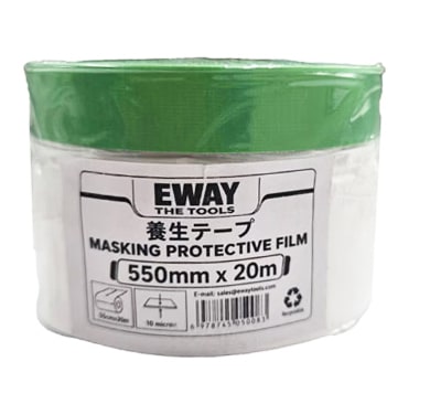 EWAY養生テープ(テープ付防汚シート)55cmx20m（個数制限）
