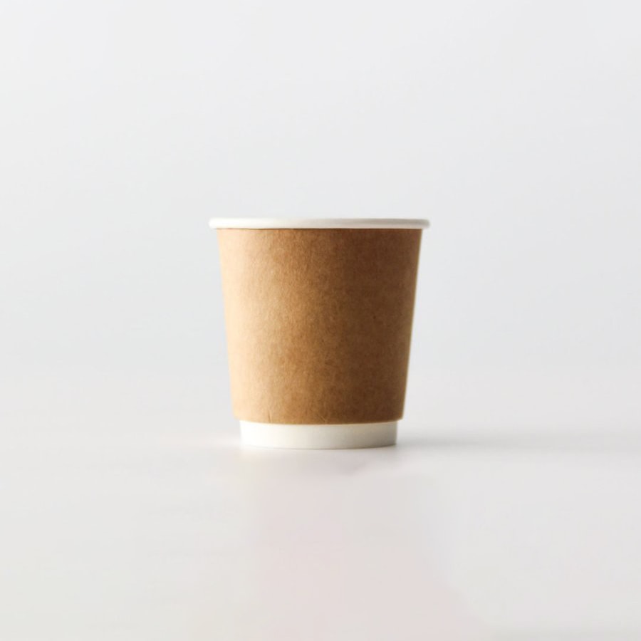 4オンス (約110ml) 断熱二重クラフト紙コップ 1000個 | 紙コップ | BM